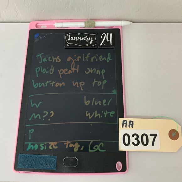 Jachs Girlfriend Shirt Womens M Medium Flannel Blue White Pearl Snap Button Up - Picture 12 of 13